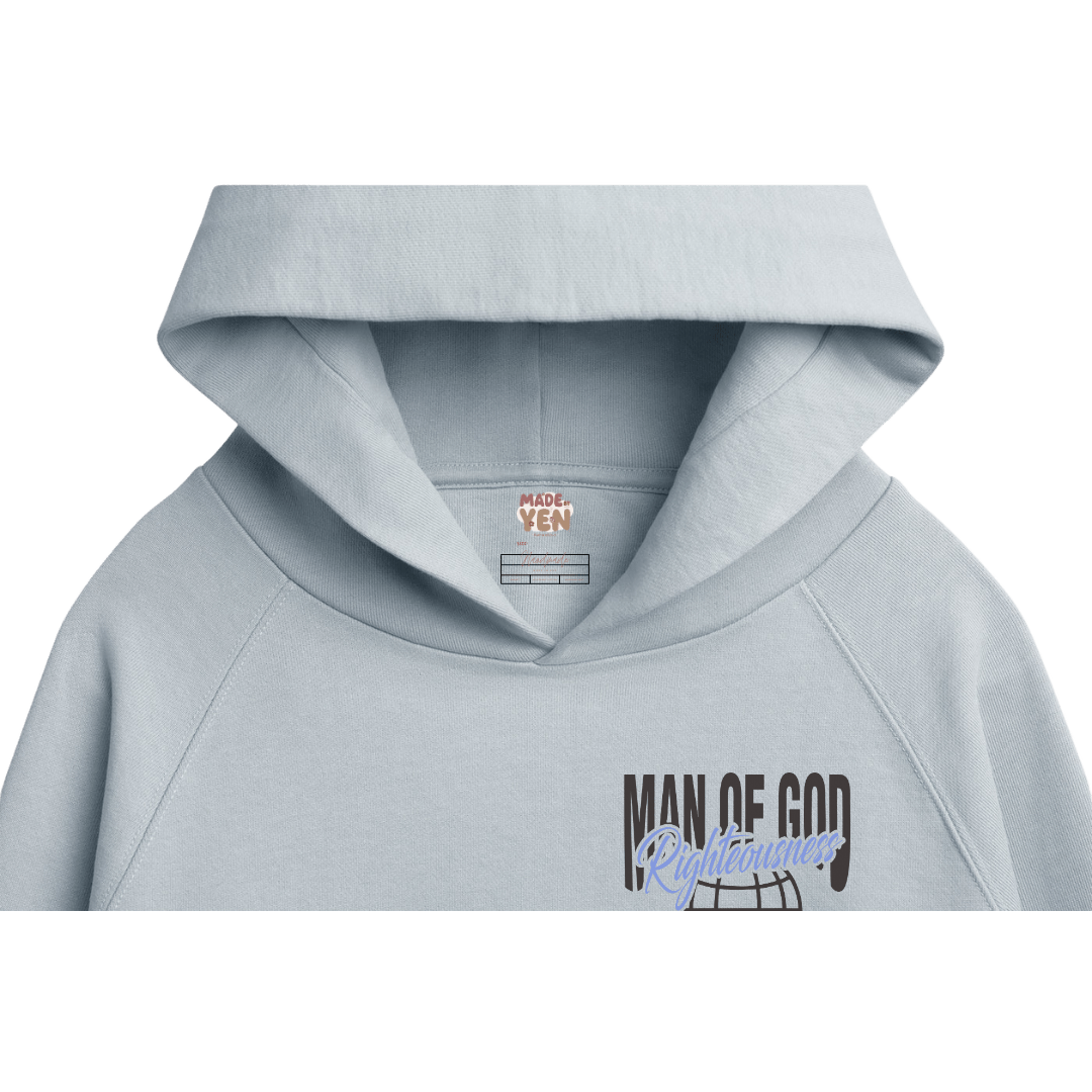 Man of God Hoodie + Free Matching Tee | Unisex | Nickel - MADE BY YEN