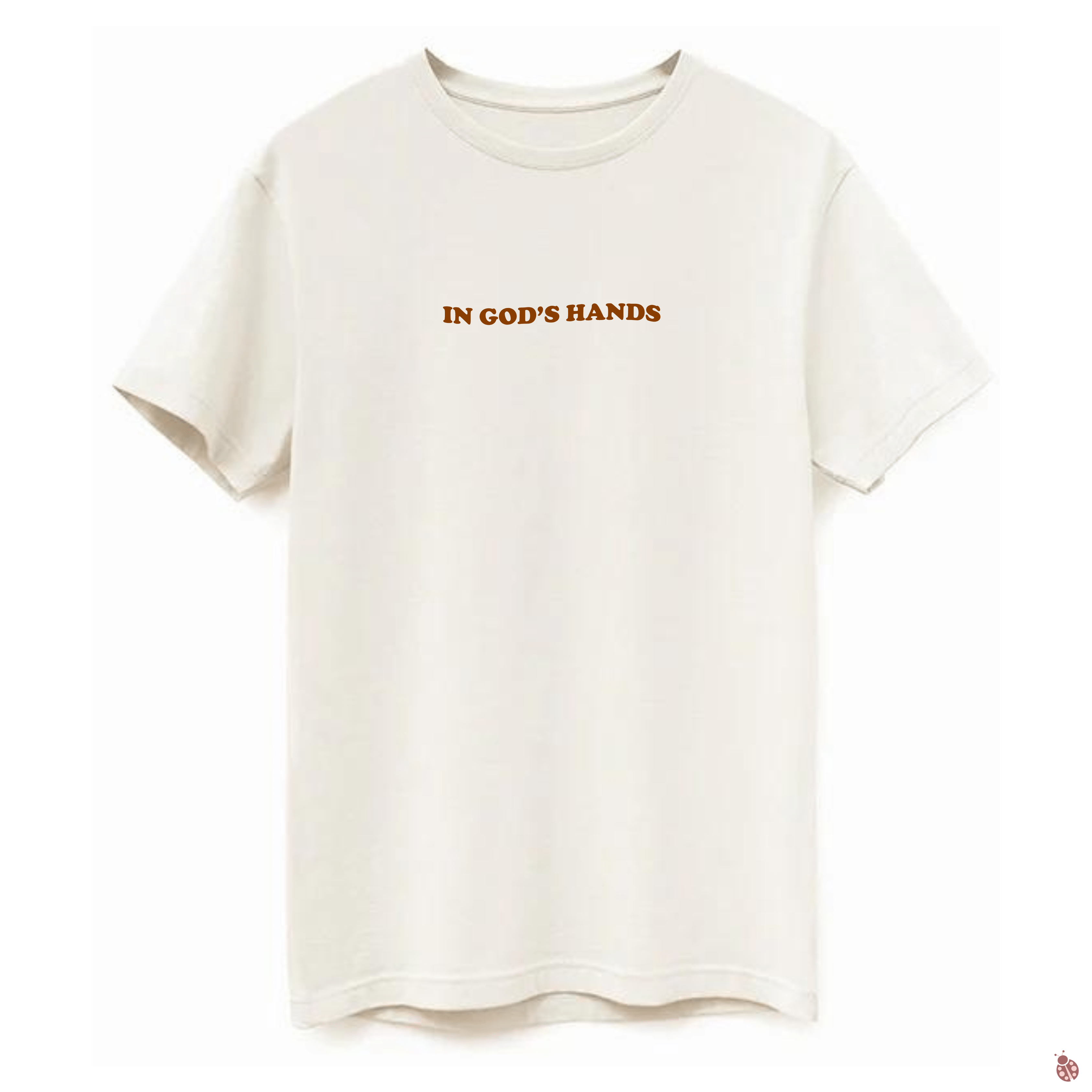 in God's hands Unisex Tee | Brown - MADE BY YEN