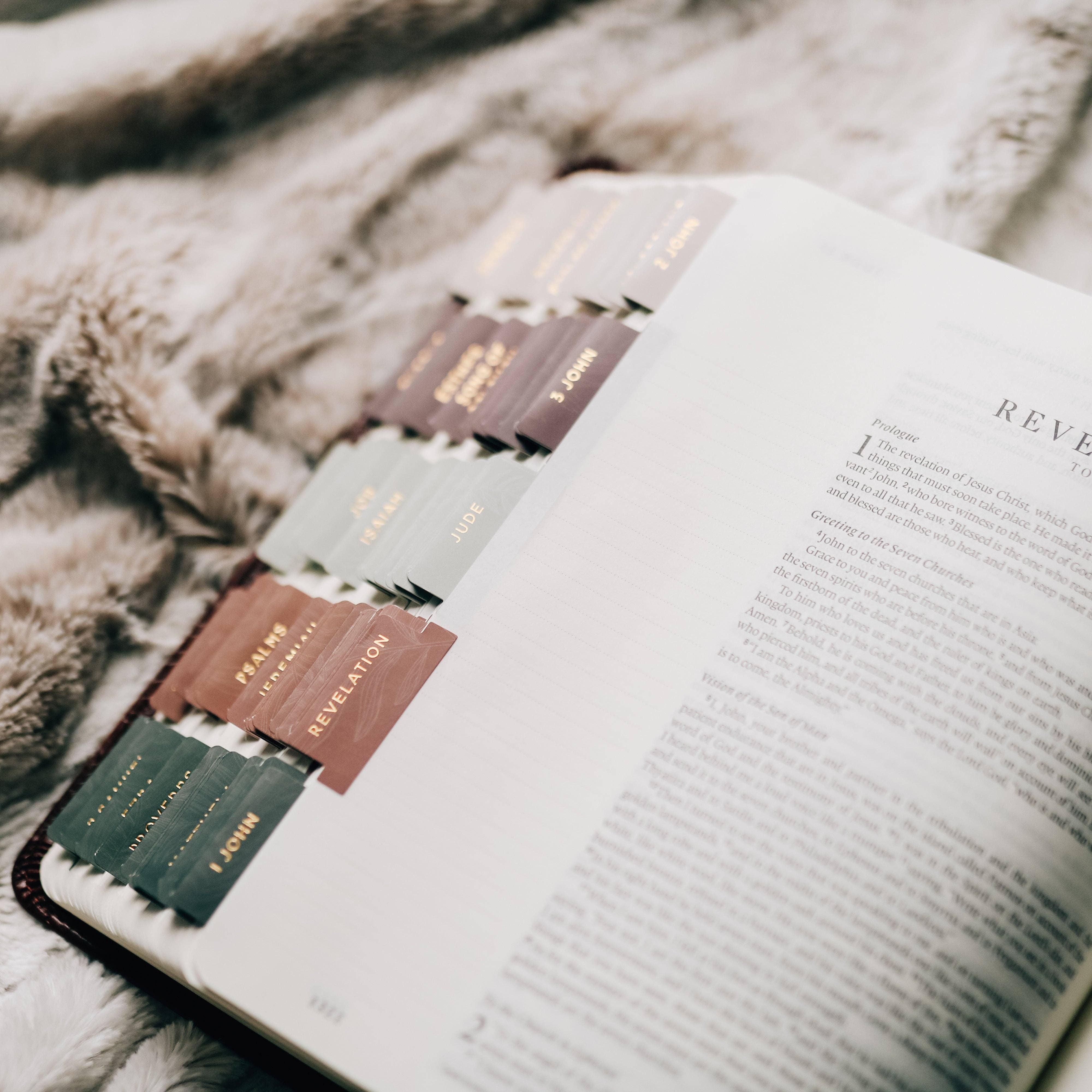 Jewel Tone Bible Tabs - MADE BY YEN