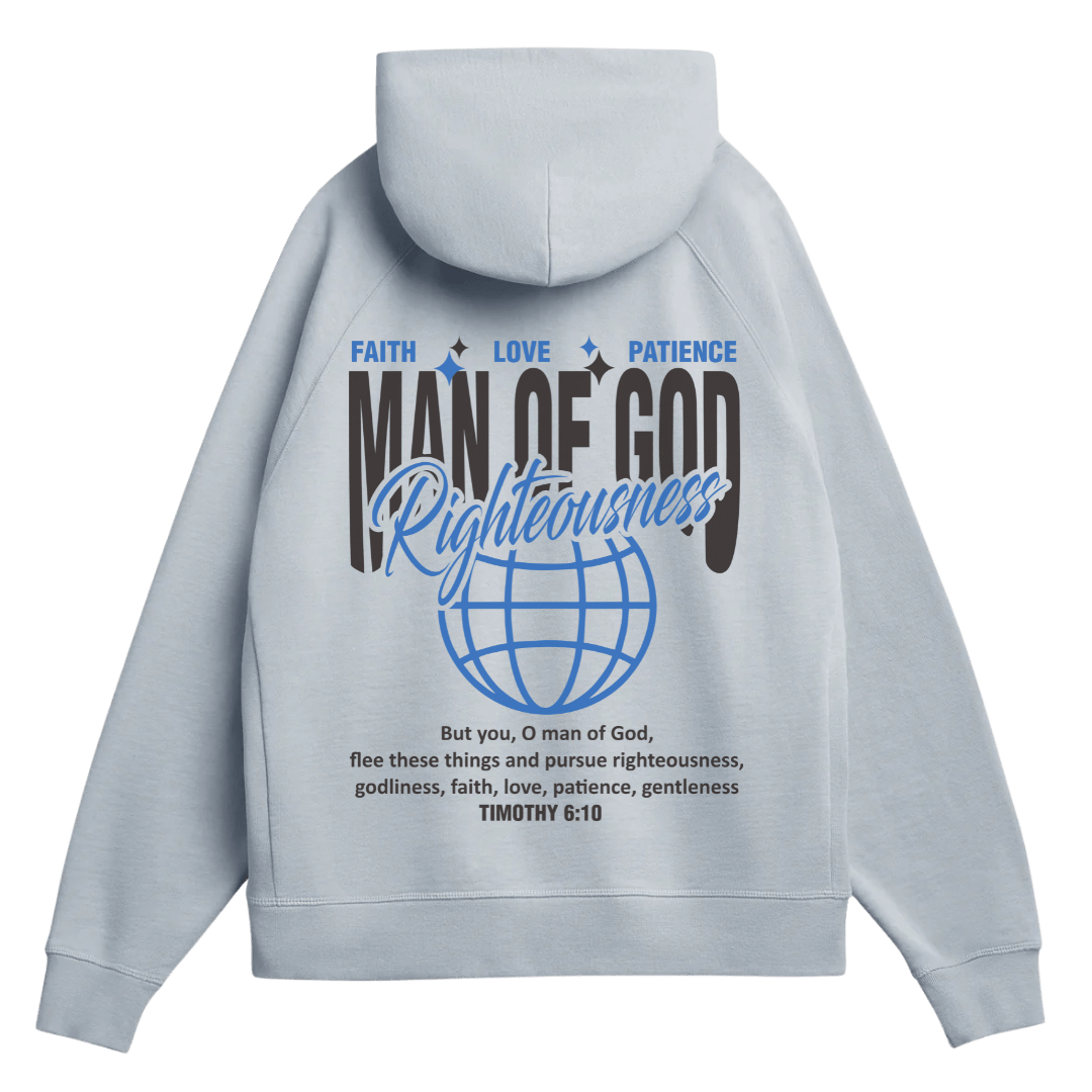 Righteous man of God Hoodie | unisex | Nickel - MADE BY YEN