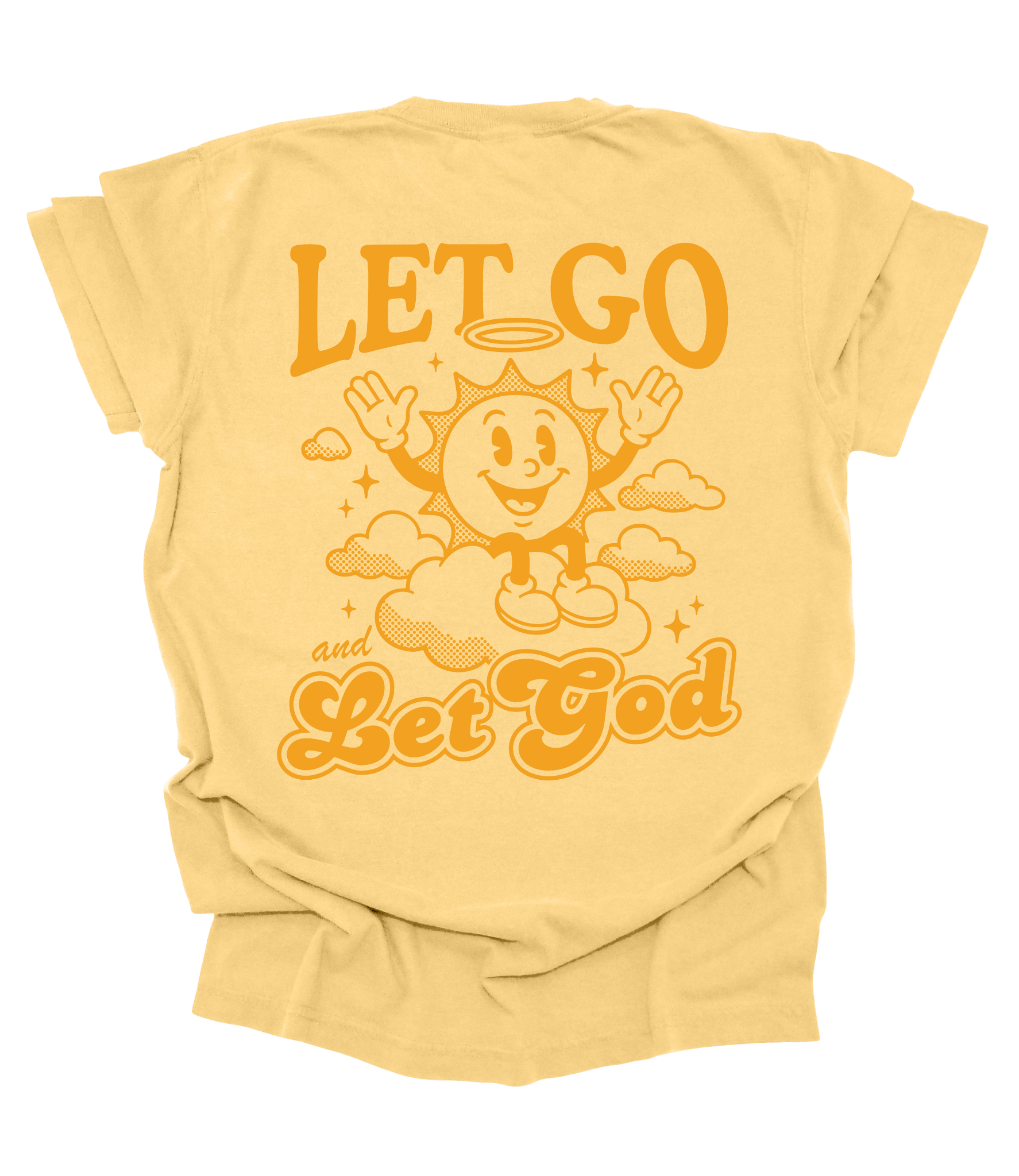 Let Go Let God Embroidered | Unisex Tee - MADE BY YEN