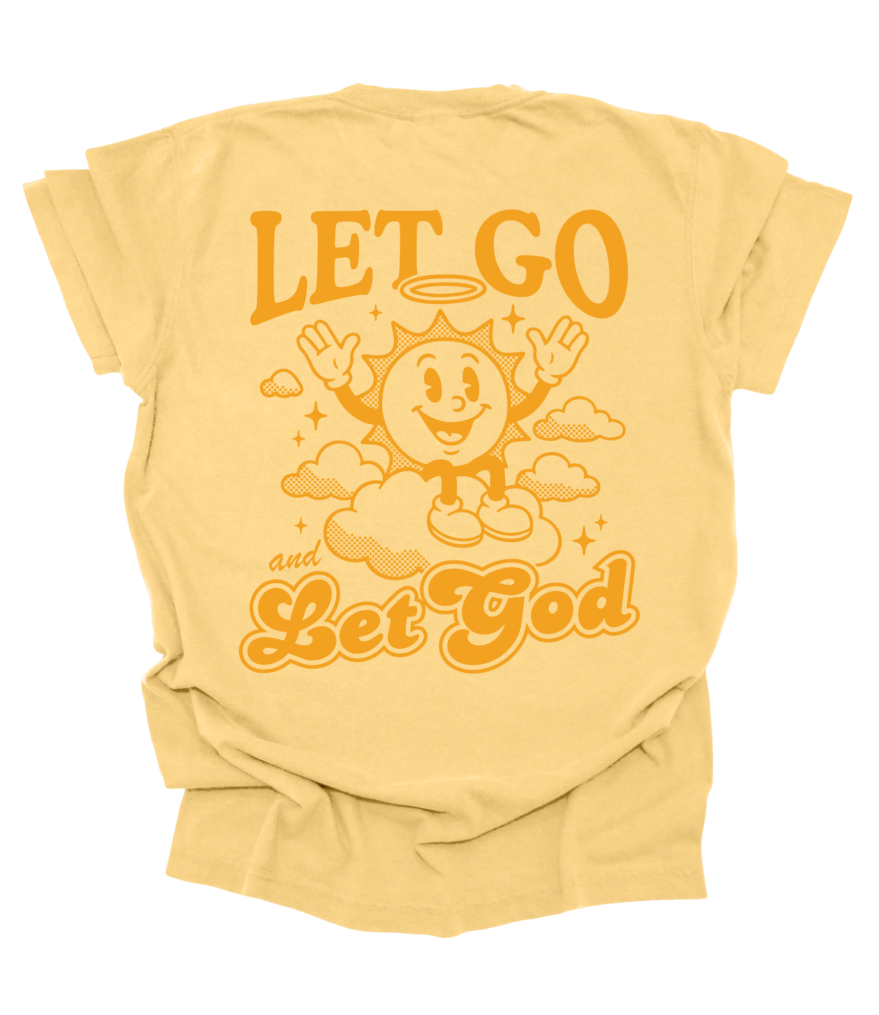 Let Go Let God Embroidered | Unisex Tee - MADE BY YEN
