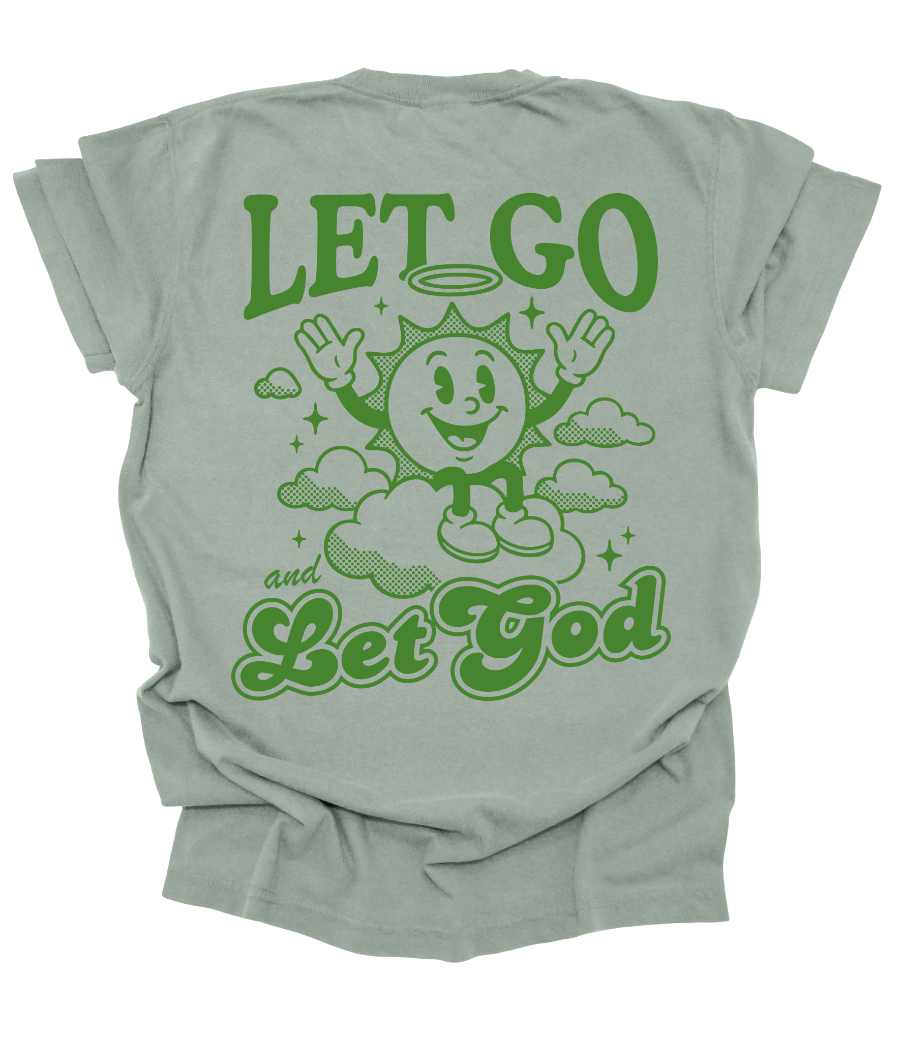 Let Go Let God Embroidered | Unisex Tee - MADE BY YEN