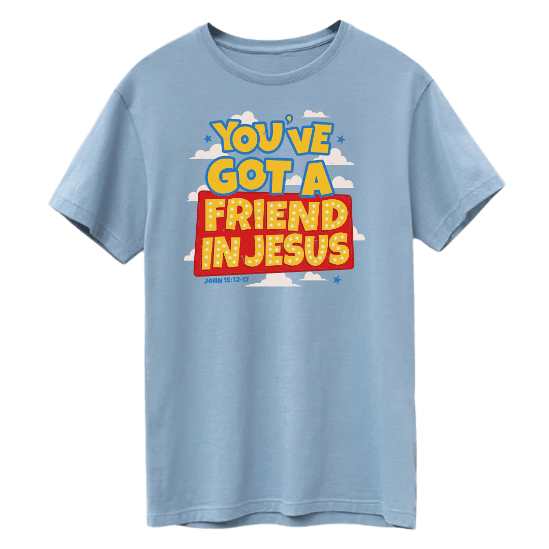 You've got a friend in Jesus | Adult Heavy weight tee - MADE BY YEN