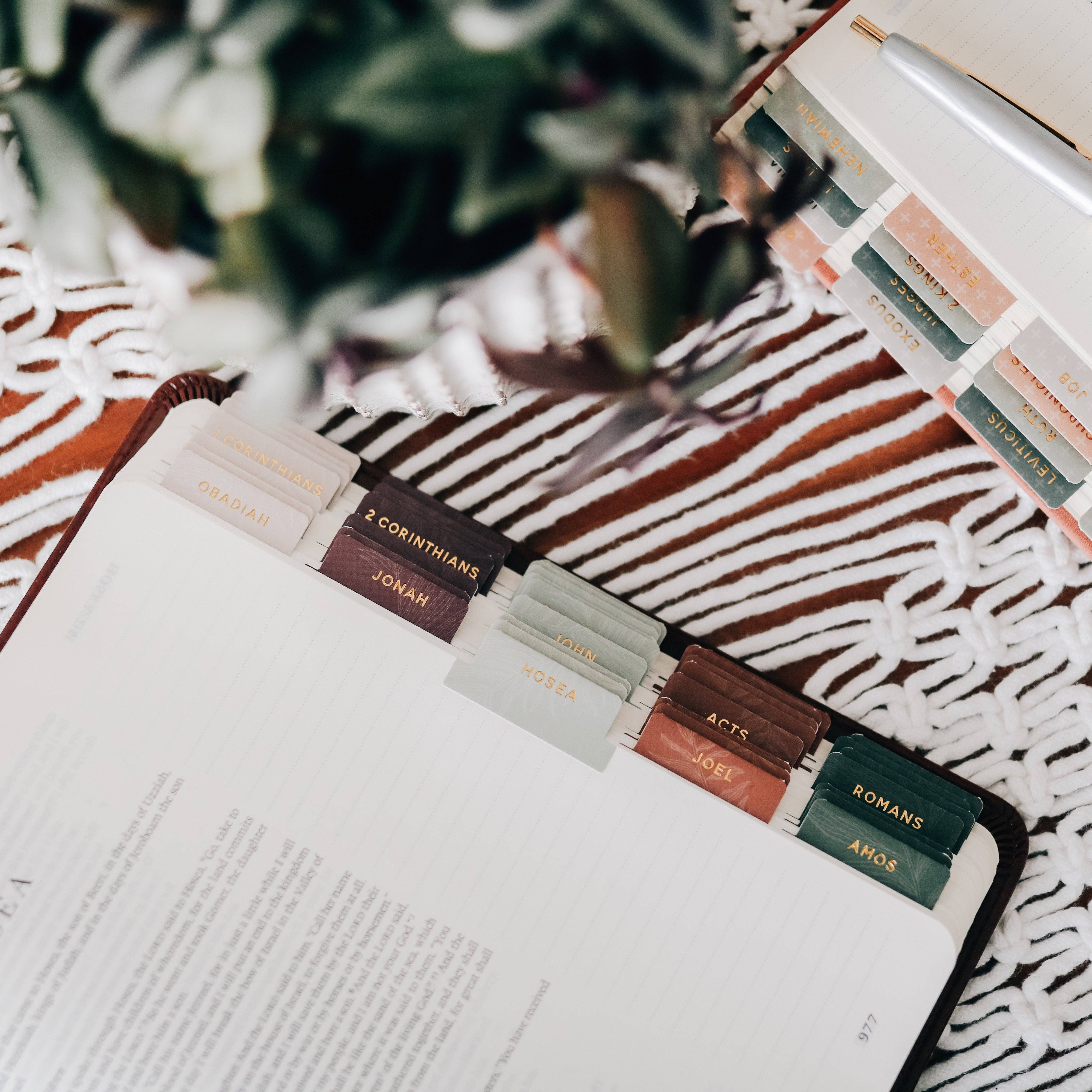 Jewel Tone Bible Tabs - MADE BY YEN