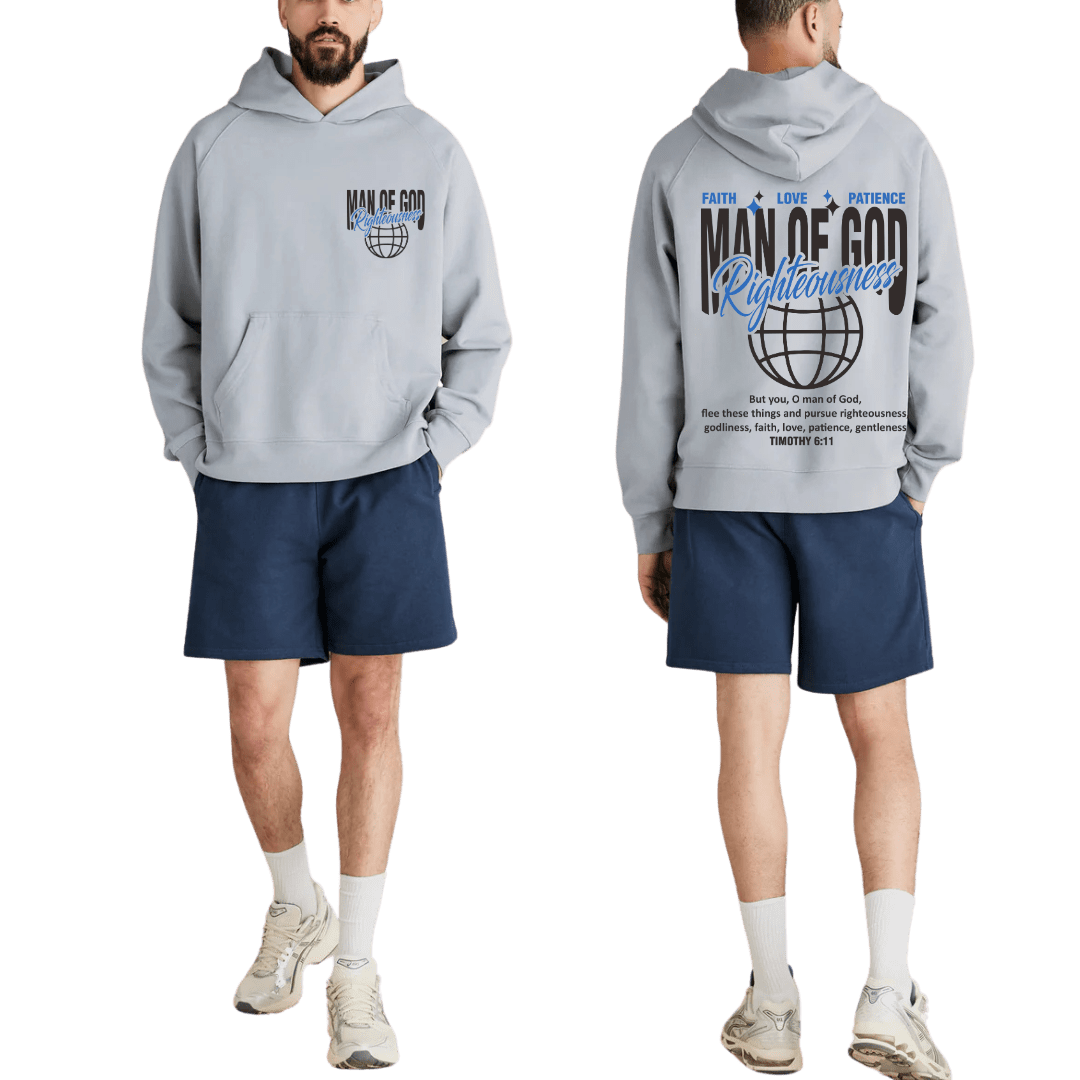 Righteous man of God Hoodie | unisex | Nickel - MADE BY YEN