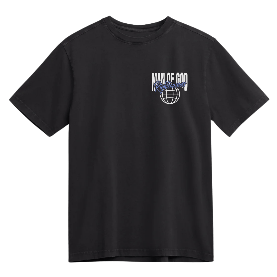 Righteous man of God Tee | unisex | Black - MADE BY YEN