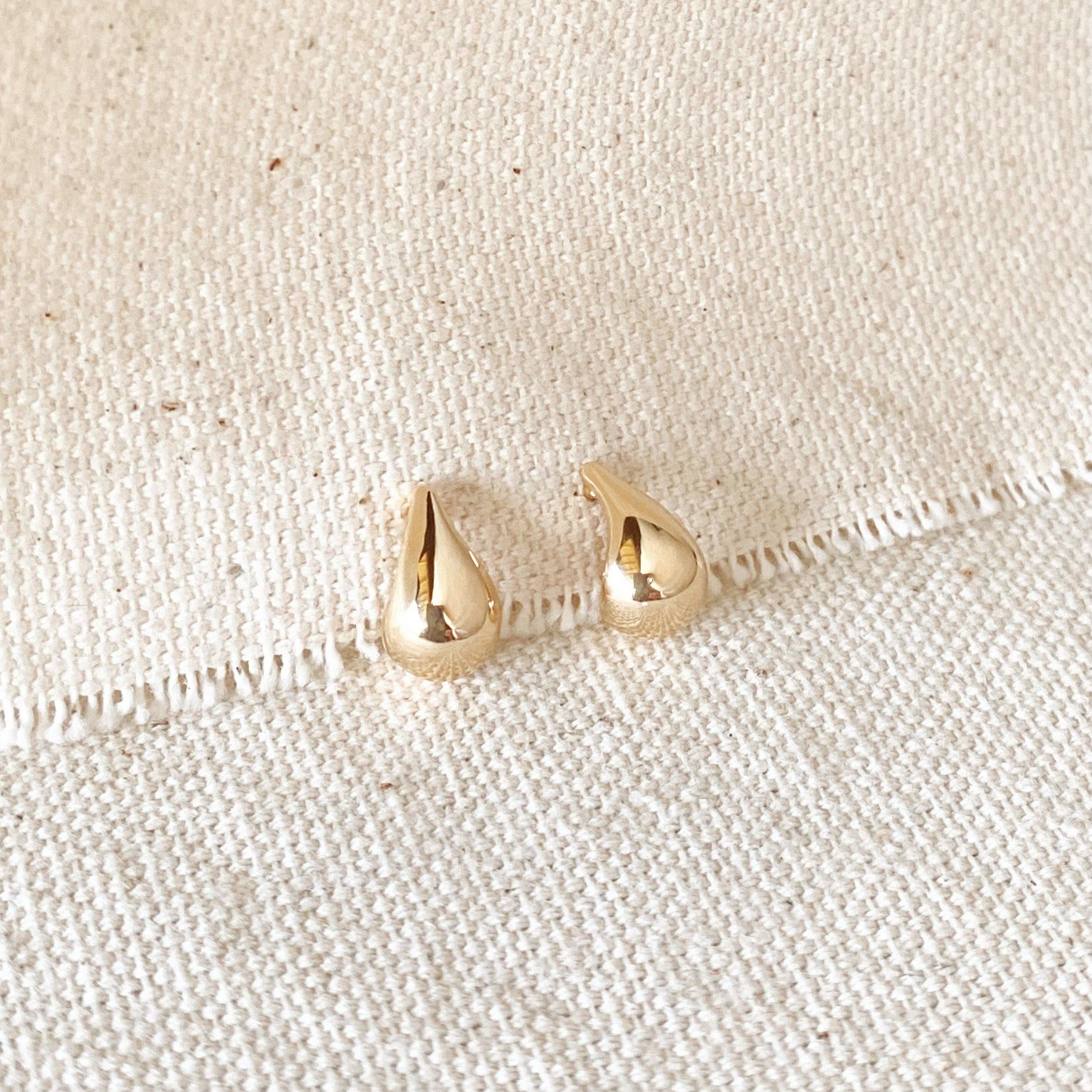 Teardrop Stud Earrings - MADE BY YEN