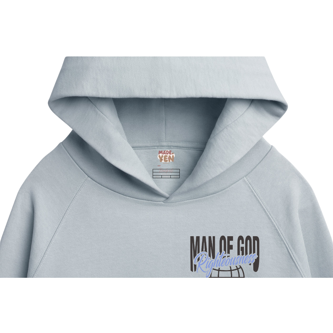 Righteous man of God Hoodie | unisex | Nickel