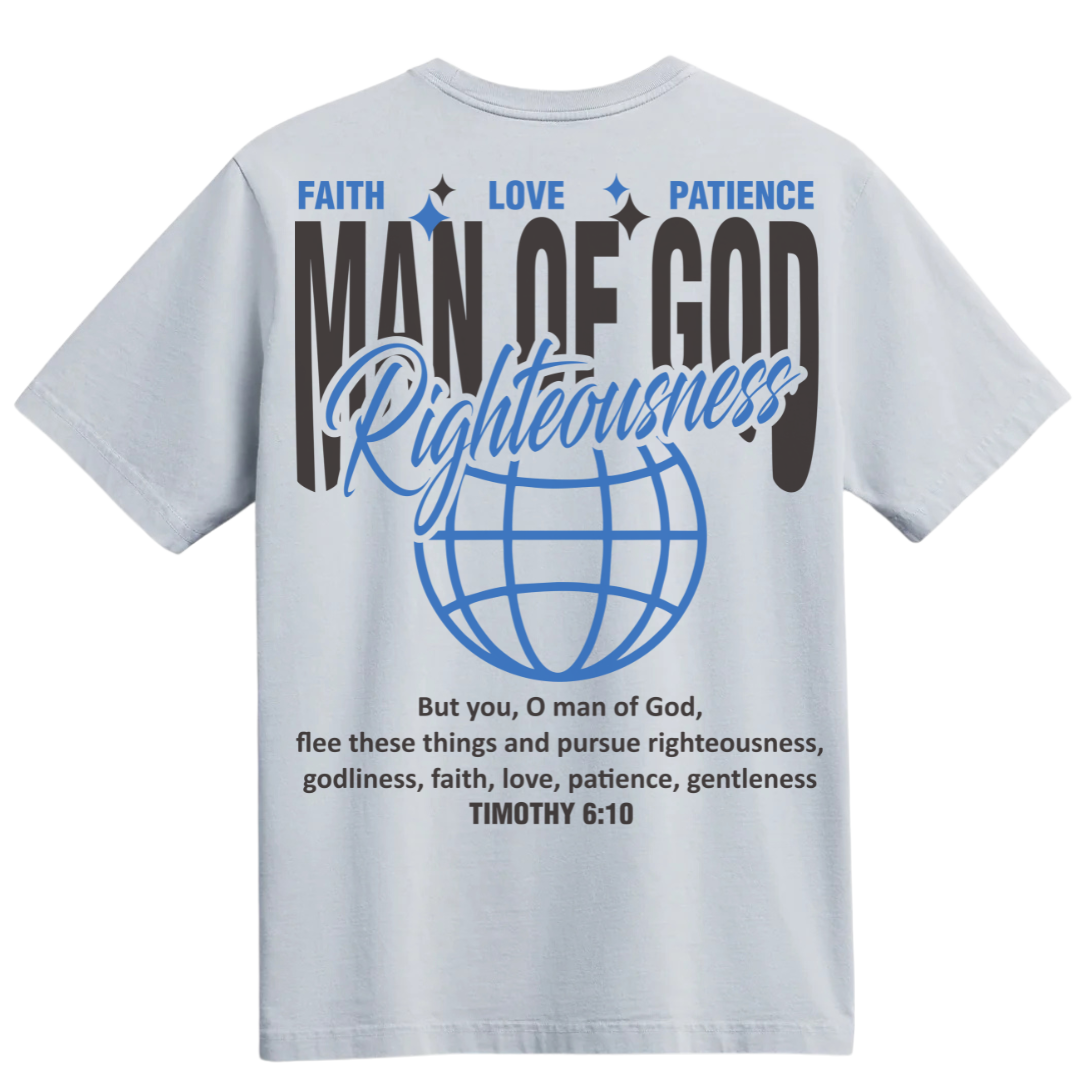 Righteous man of God Tee | unisex | Nickel