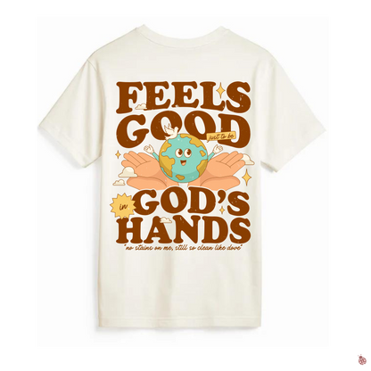 in God's hands Unisex Tee | Brown