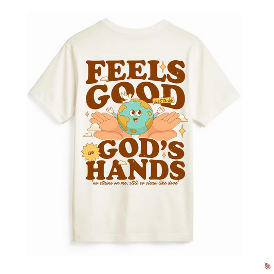 in God's hands Unisex Tee | Brown