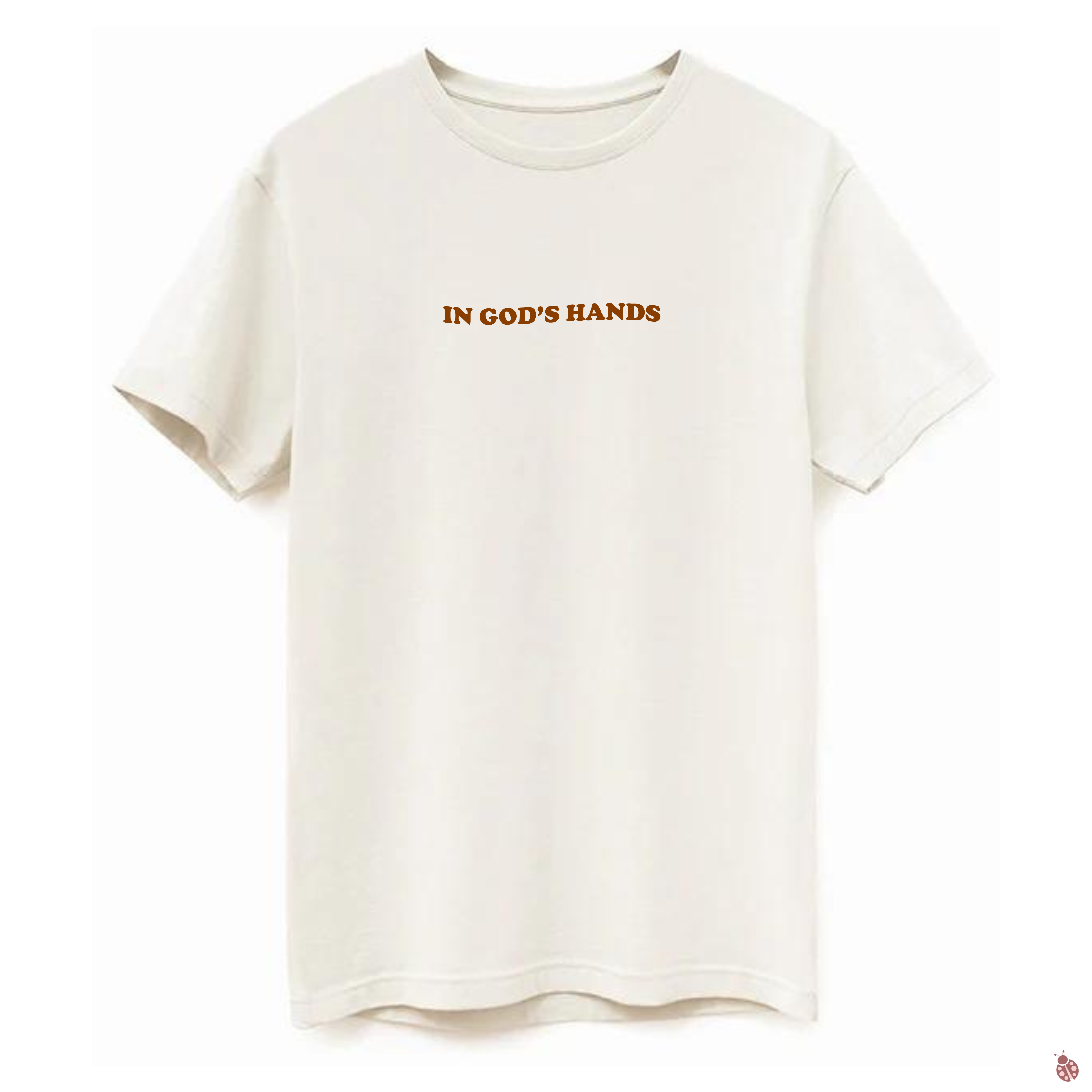 in God's hands Unisex Tee | Brown - MADE BY YEN