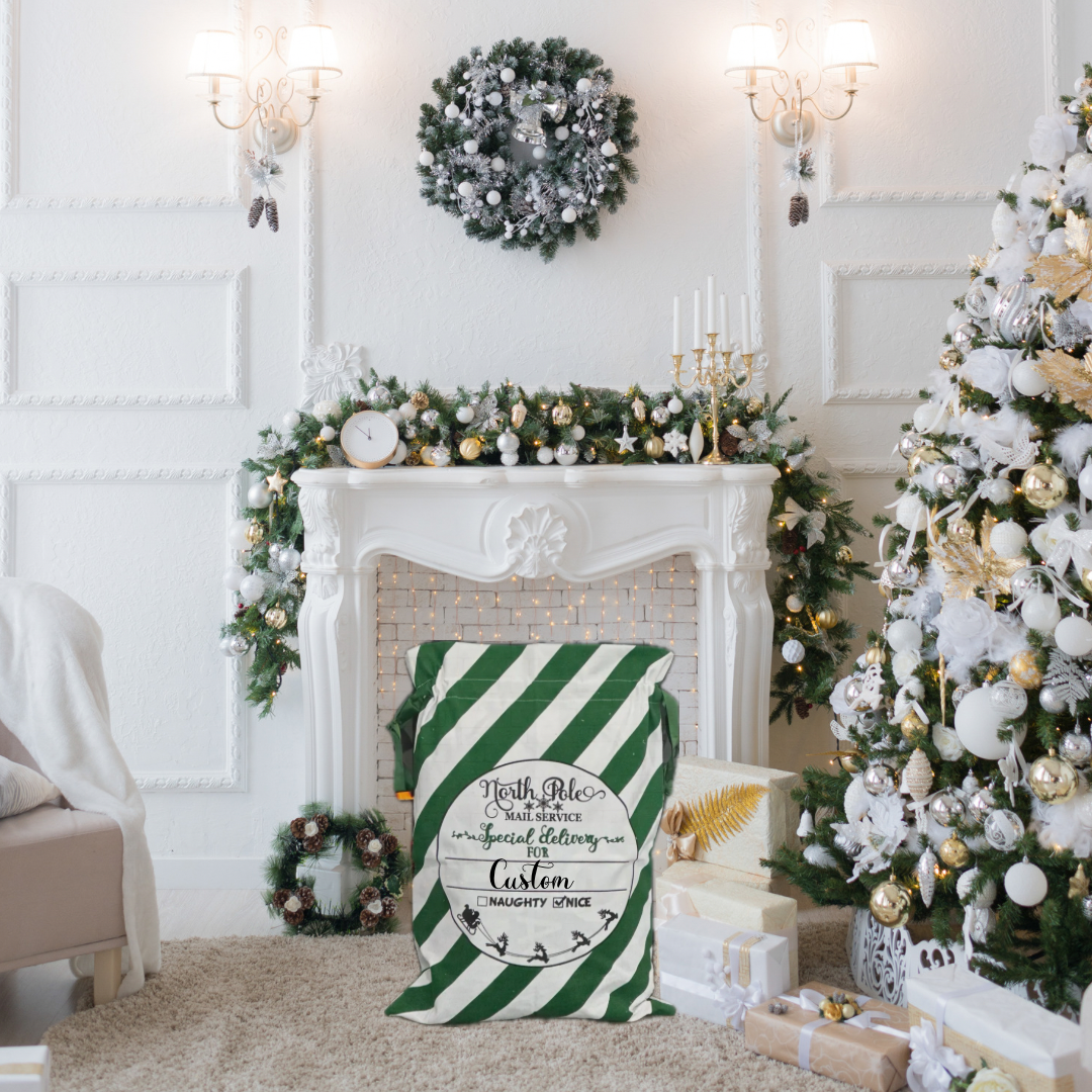 Special Delivery | Peppermint Green (Santa Sack) - MADE BY YEN