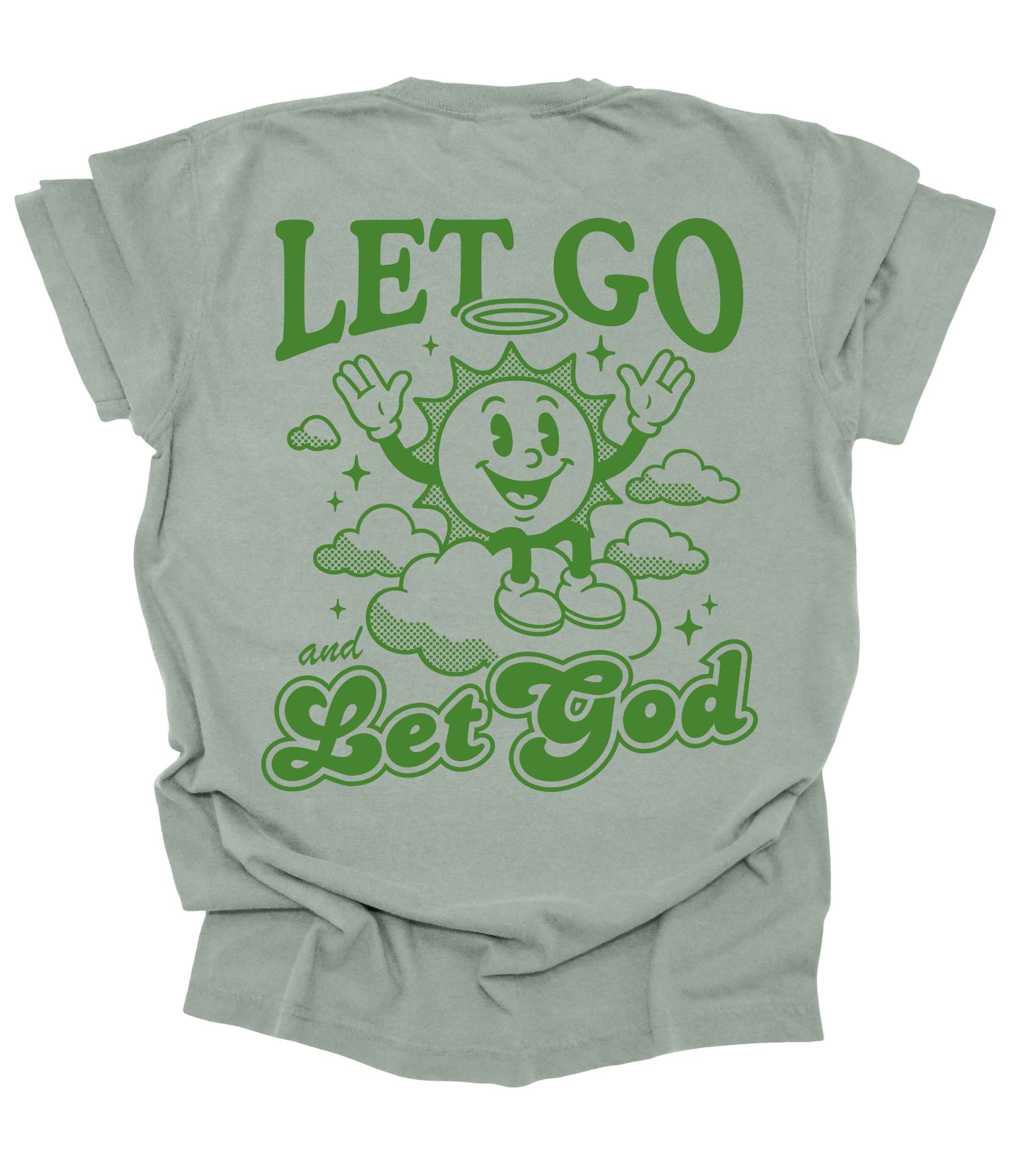 Let Go Let God Embroidered | Unisex Tee - MADE BY YEN