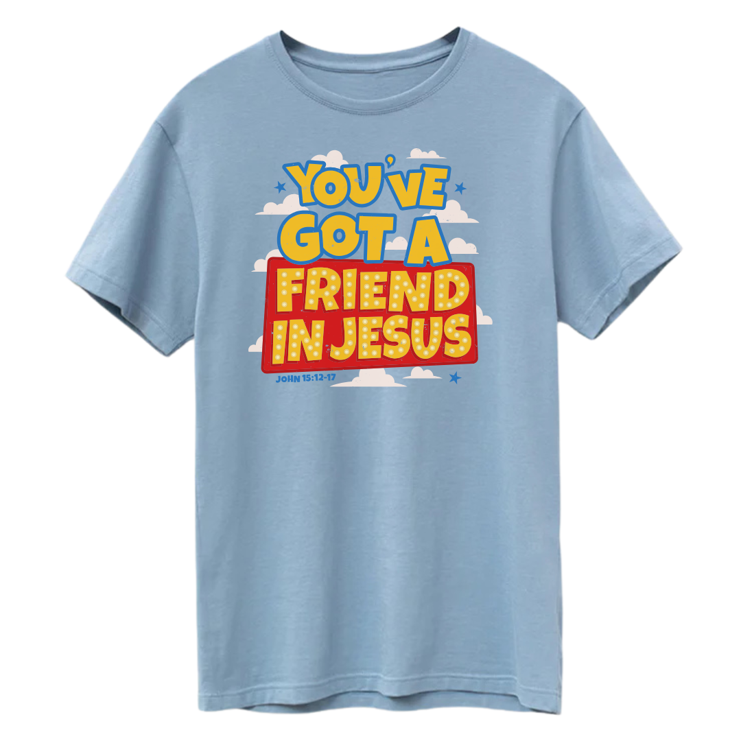 You've got a friend in Jesus | Adult Heavy weight tee - MADE BY YEN