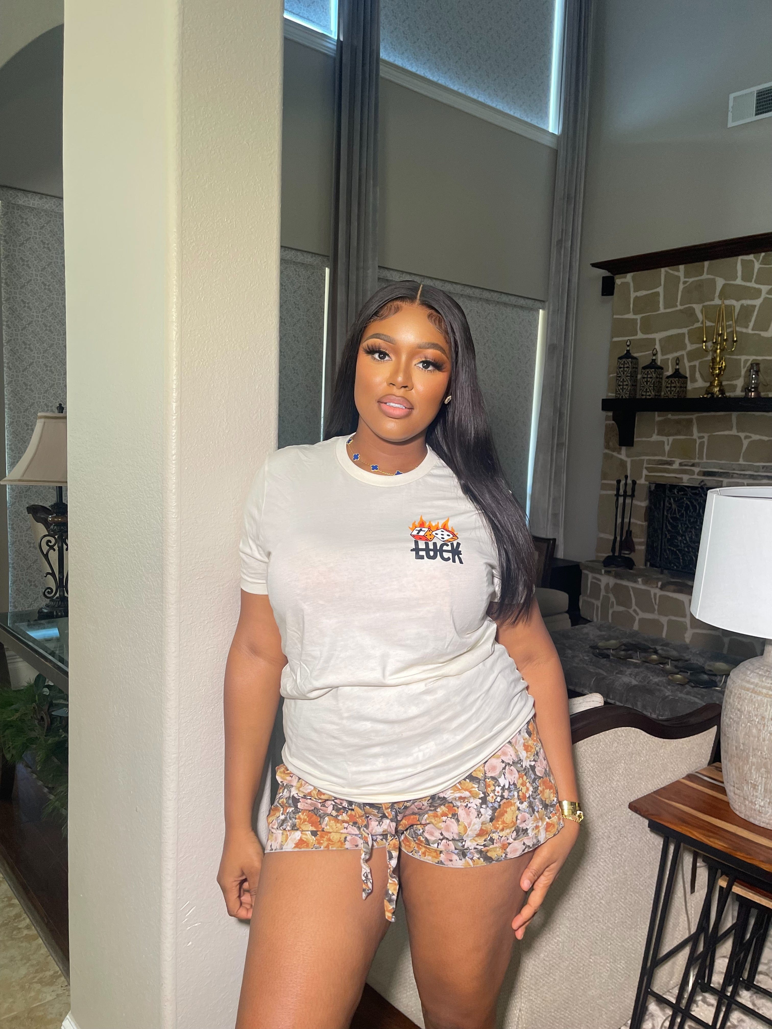 Not luck all God | adult Unisex heavyweight tee - MADE BY YEN