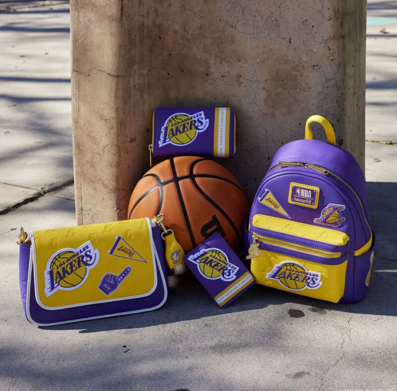 NEW (resale) NBA Los Angeles Lakers Patch Icons *Loungefly* - MADE BY YEN