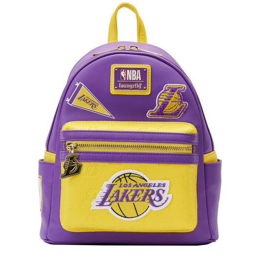 NUEVO (reventa) Iconos de parches de la NBA Los Angeles Lakers *Loungefly* 