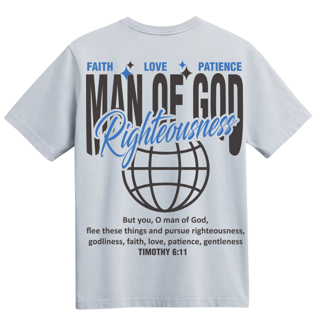 Man of God Hoodie + Free Matching Tee | Unisex | Nickel - MADE BY YEN