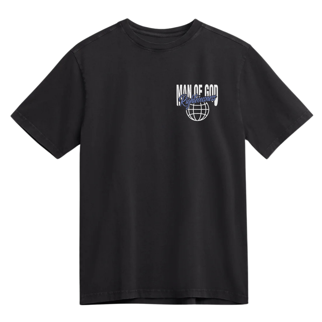 Righteous man of God Tee | unisex | Black - MADE BY YEN