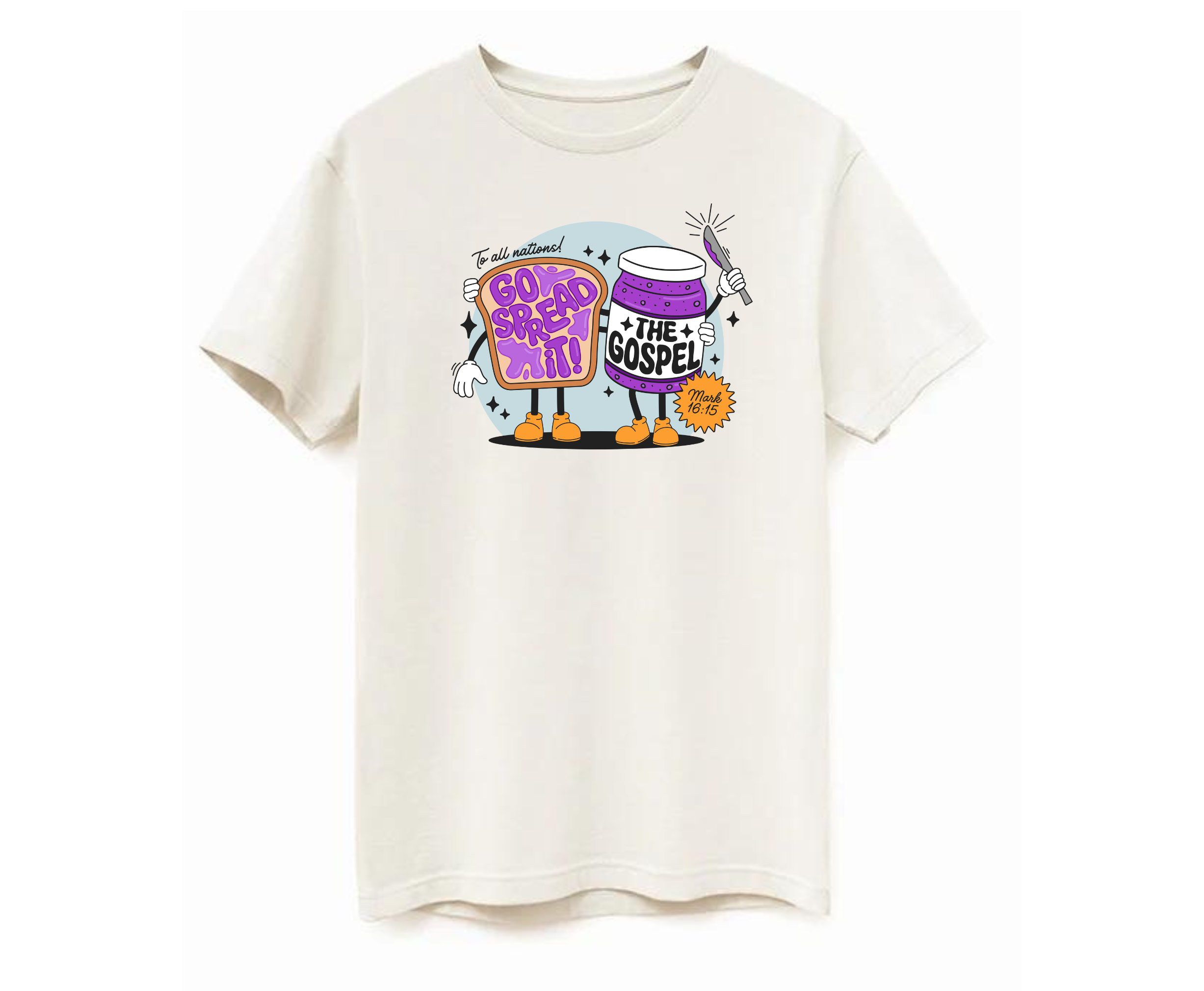 Spread the Gospel | Purple Jam - MADE BY YEN
Spread the Gospel T-Shirt in Purple Jam, featuring an oversized unisex fit and a bold faith-inspired design. Made from 100% garment-dyed cotton, this tee is perfect for sharing the Good News in style."