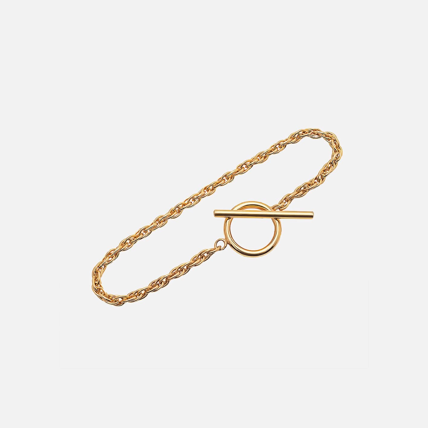 Naya Toggle Bracelet | Yellow Gold - MADE BY YEN