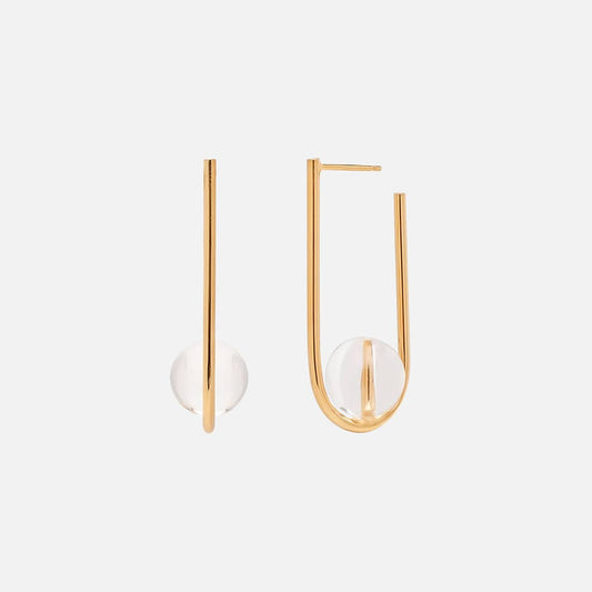 Balance Earrings | Yellow Gold - MADE BY YEN