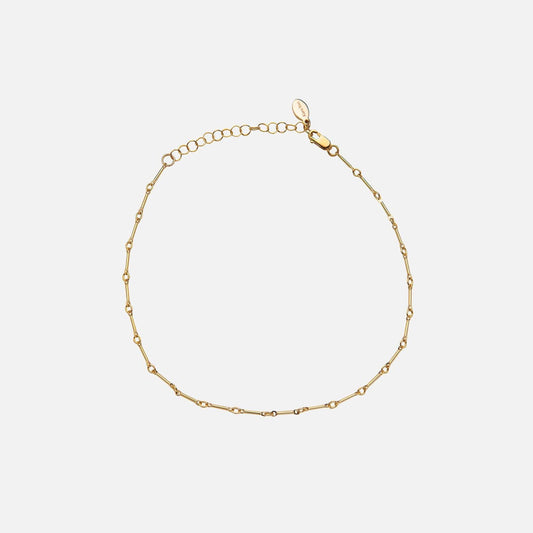 Madelyn Anklet | Yellow Gold - MADE BY YEN