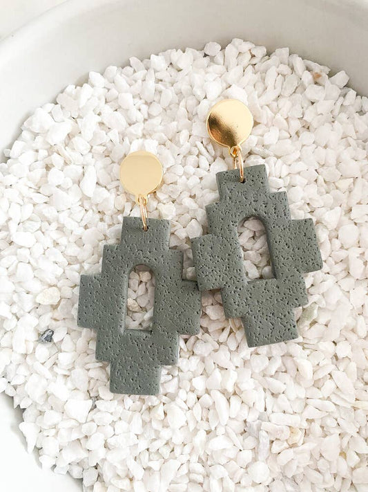 The Tara | Olive Green Pumice Stone - MADE BY YEN