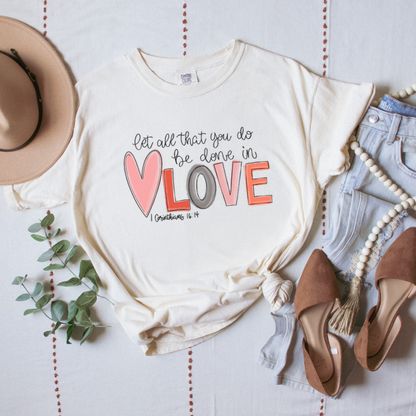 Do it with love tee - MADE BY YEN